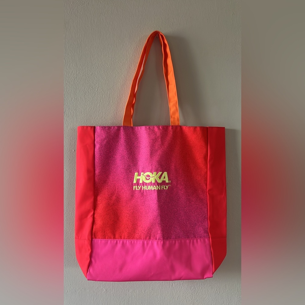Hoka Women's Vibrant Pink and Red Tote